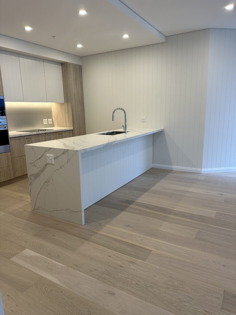 Engineered Timber Flooring Straight Lay Light Brown